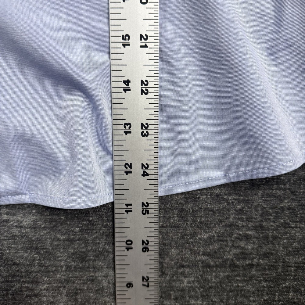 Orvis‎ Womens Wrinkle Free Button Down Shirt Blue 3/4 Sleeve Size 12 100% Cotton - Picture 5 of 11